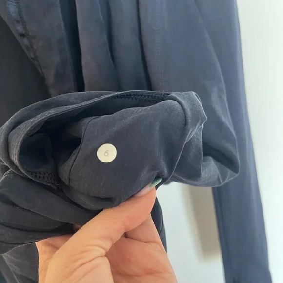 Lululemon Blissed Out Wrap Inkwell Blue Cardigan Wrap - Picture 10 of 16